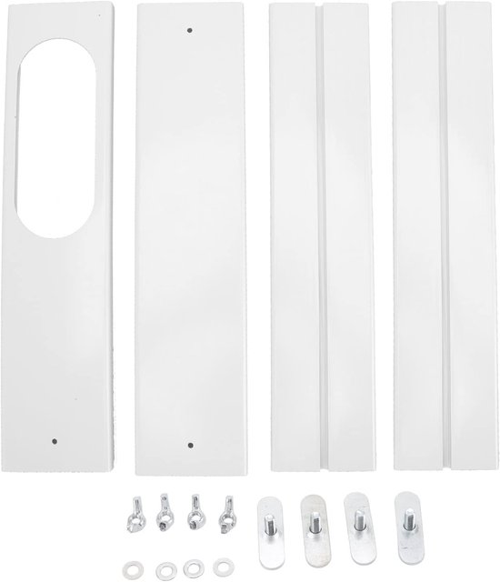 Tragbares Klimaanlagen-set – Fensterdichtungsset – Sommerkühlung – Verstellbar Von 43 Bis 140 Cm – 4-teiliges Set