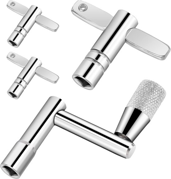 Stimmschlüssel，4 Stück Silberne Stimmschlüssel Für Trommeln，stimmschlüssel Für Trommeln，metall-stimmschlüssel Für Trommeln