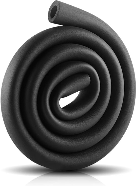 Schaumstoff-isolierschlauch – Durchmesser 25 Mm, Wandstärke 9 Mm, Flexibel, 1,8 M, Schwarz