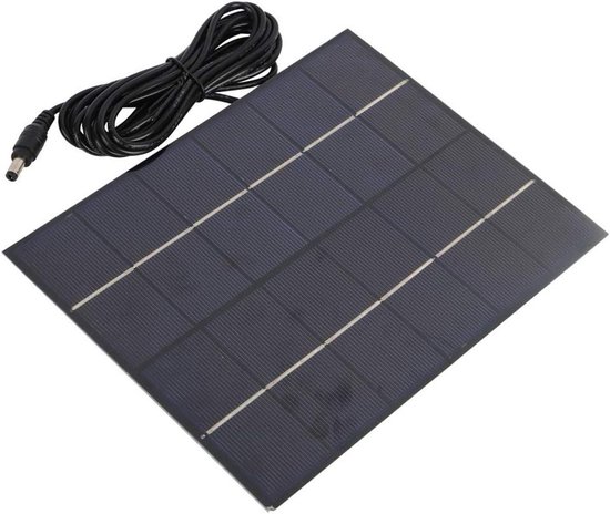 Solarpanel – Solarladegerät – Zum Laden Von Gartenleuchten – Leichtes Design – 24 X 19 X 2 Cm – Schwarz