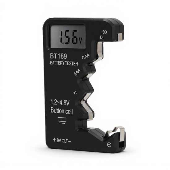 Universeller Batterietester, Kleiner Batterieregler Für C-, Aa-, Aaa-, D-, N-, 9v-, 6f22-, 1,5v- Und 3v-knopfzellen