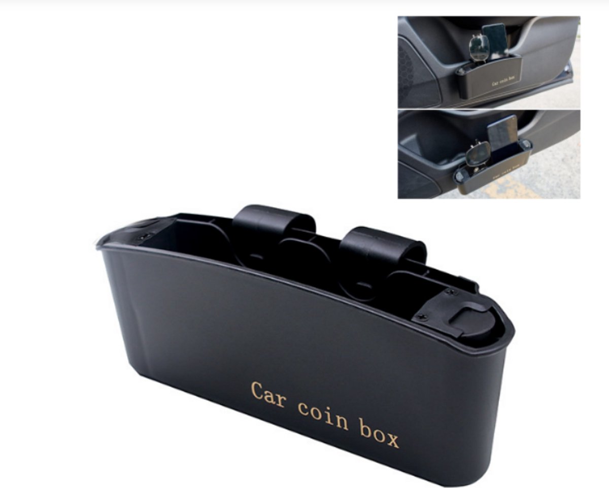 1er-pack – Türfach-aufbewahrungsbox – Seitliche Einsatzbox – Aufbewahrungsbox – Geeignet Für Sonnenbrillen, Münzen Und Alle Anderen Oberflächen Im Fahrzeuginnenraum