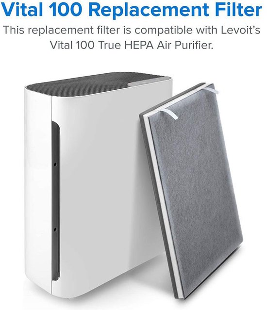 Passend Für Levoit Vital 100-rf Luftreiniger, Hepa-filter, Aktivkohlefilterelement, 1 Stück