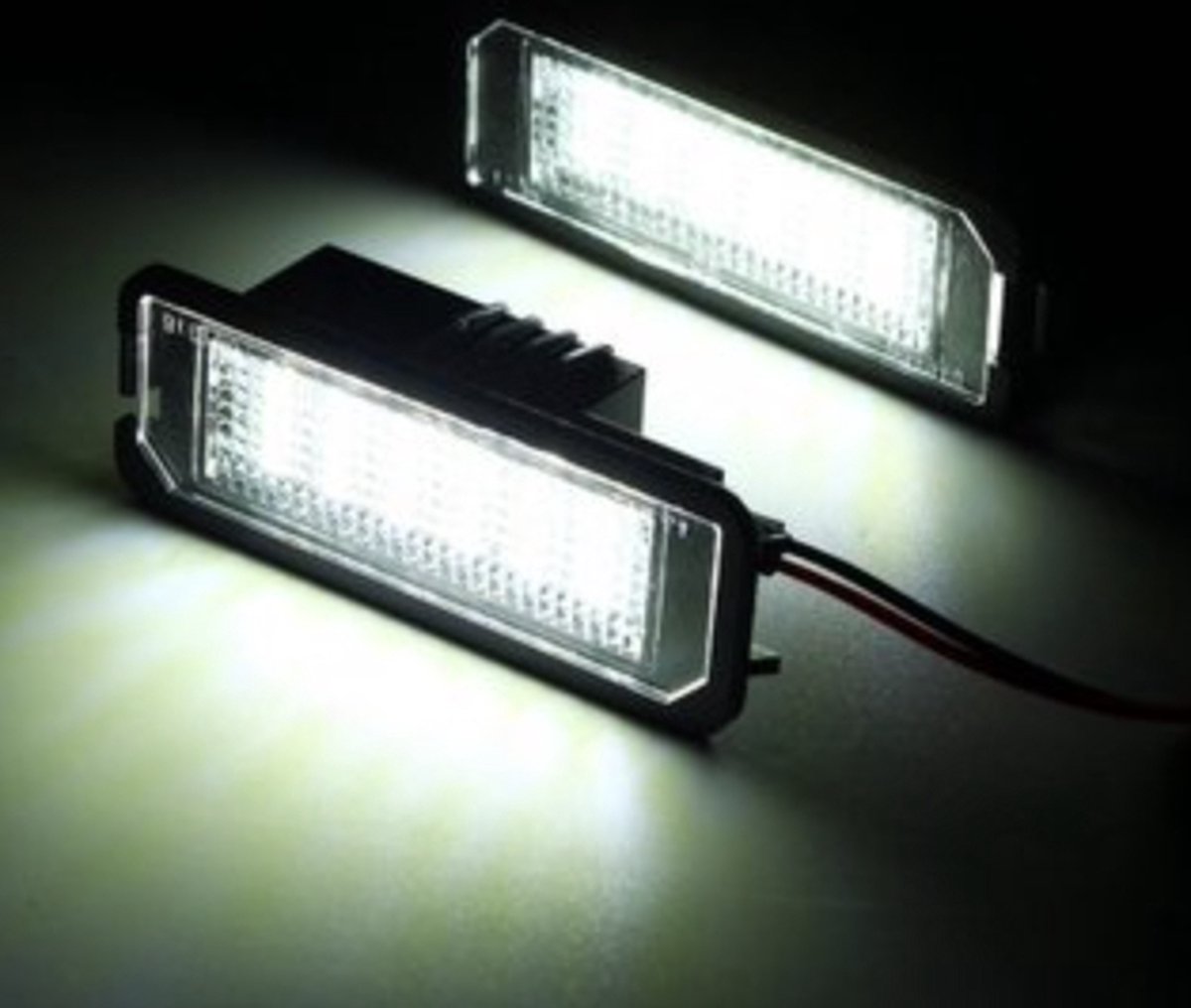 Canbus Led-kennzeichenbeleuchtung 6000k Weiß, Passend Für Vw Golf 4-7, Gti, Bora, Beetle, Passat, Polo, Tiguan, Touareg Usw.