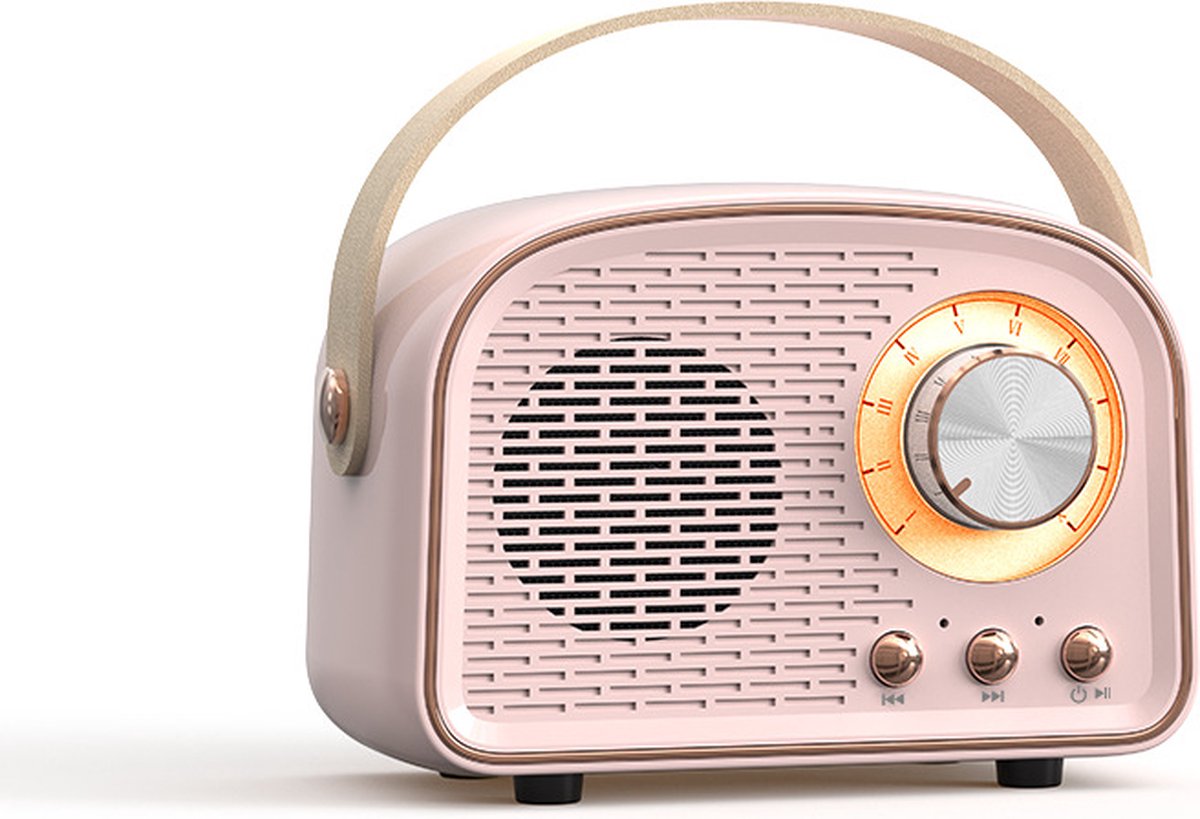 Bluetooth-lautsprecher – Niedlicher Mini-lautsprecher – Lautsprecher – Tragbarer Kabelloser Bluetooth-lautsprecher – Pink