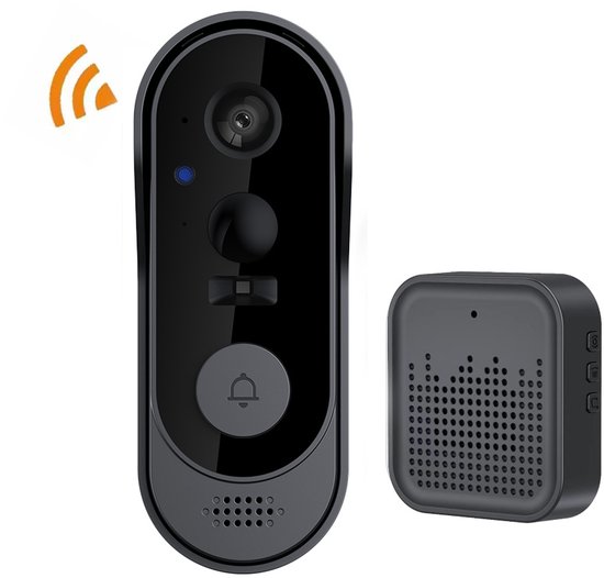 Kabellose Video-türklingel – Sicherheitskamera-türklingel – Sicheres Zuhause – Kein Abonnement Erforderlich – 17 X 9 X 6 Cm