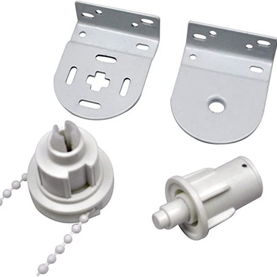 Reparaturset Für Rollos – Zubehör – Rollos Reparieren – Flexible Montagemöglichkeiten – 32 Mm – Weiß