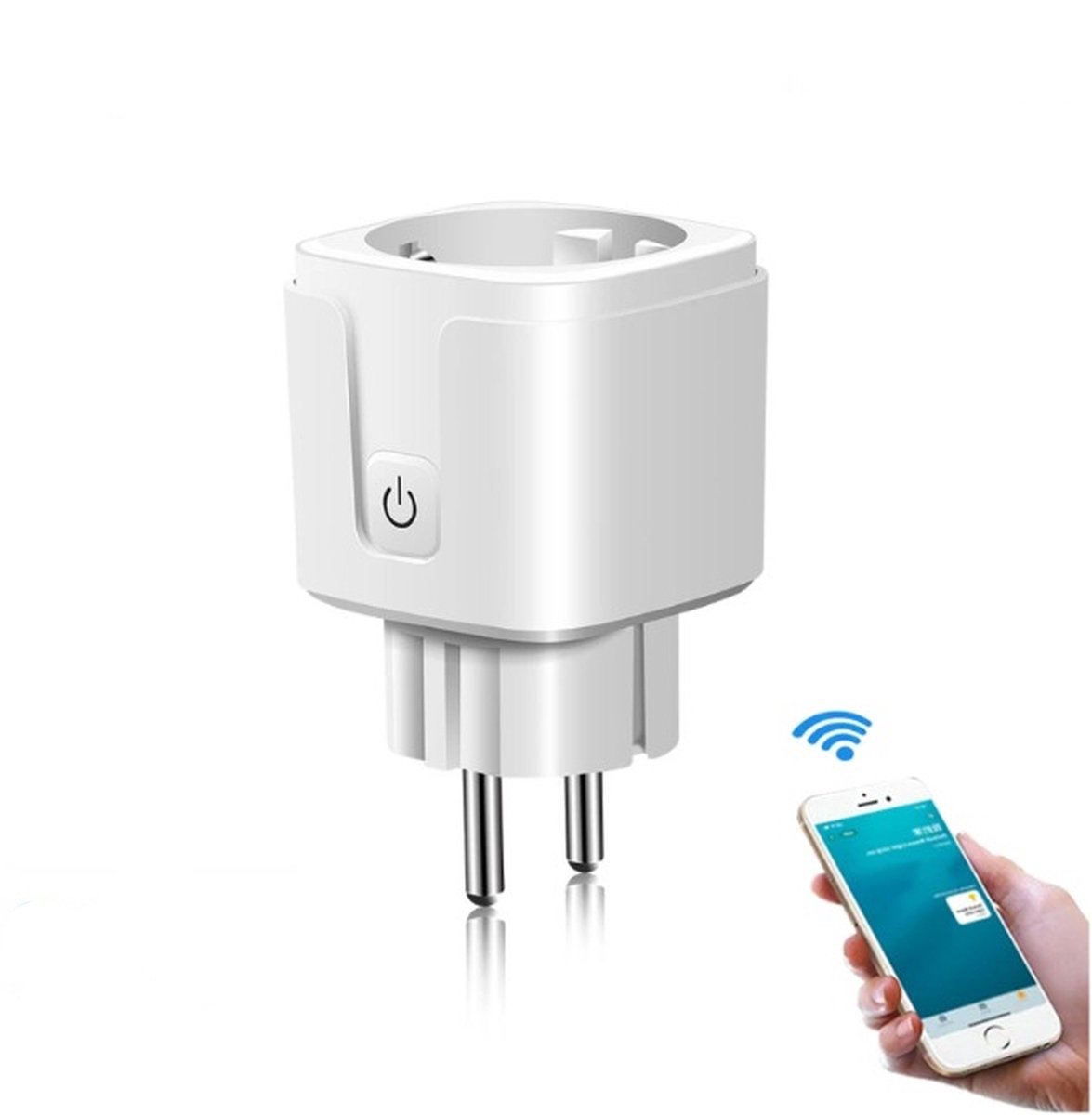 1x Intelligente Steckdose Mit Timer Und Energiesparfunktion – Kompatibel Mit Alexa Und Google Home – 16 A