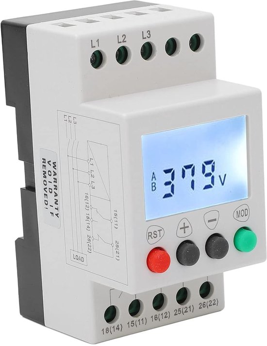 Dreiphasen-phasenschutz – 4-leiter, 208–480 V, Für Maschinen