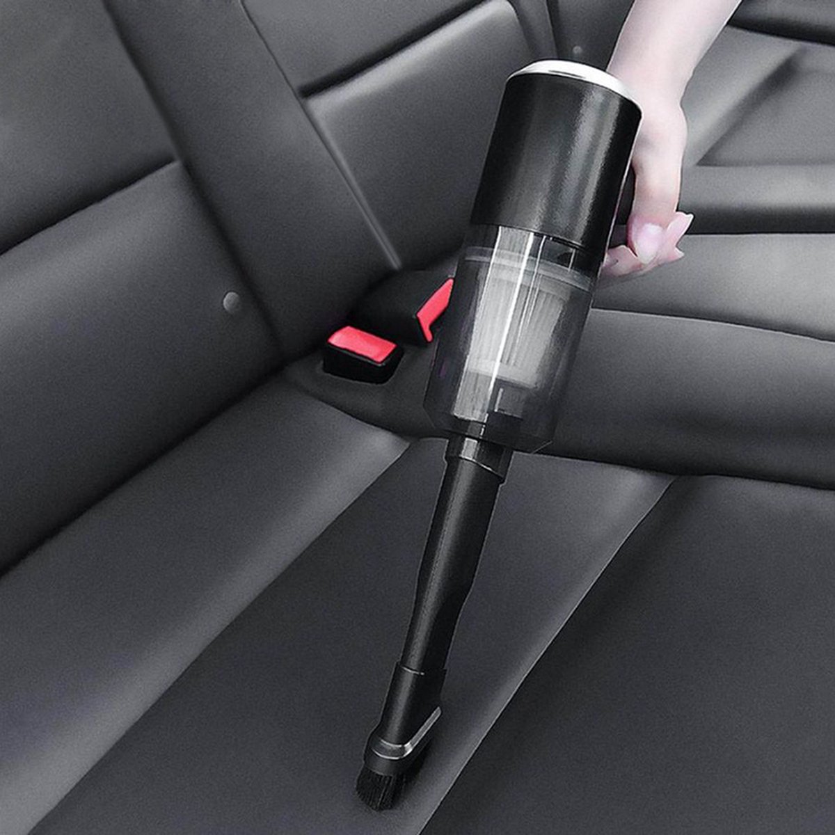 Kabelloser Handstaubsauger – Autostaubsauger – 2 Aufsätze Und Hepa-filter – Usb-aufladbar – Schwarz