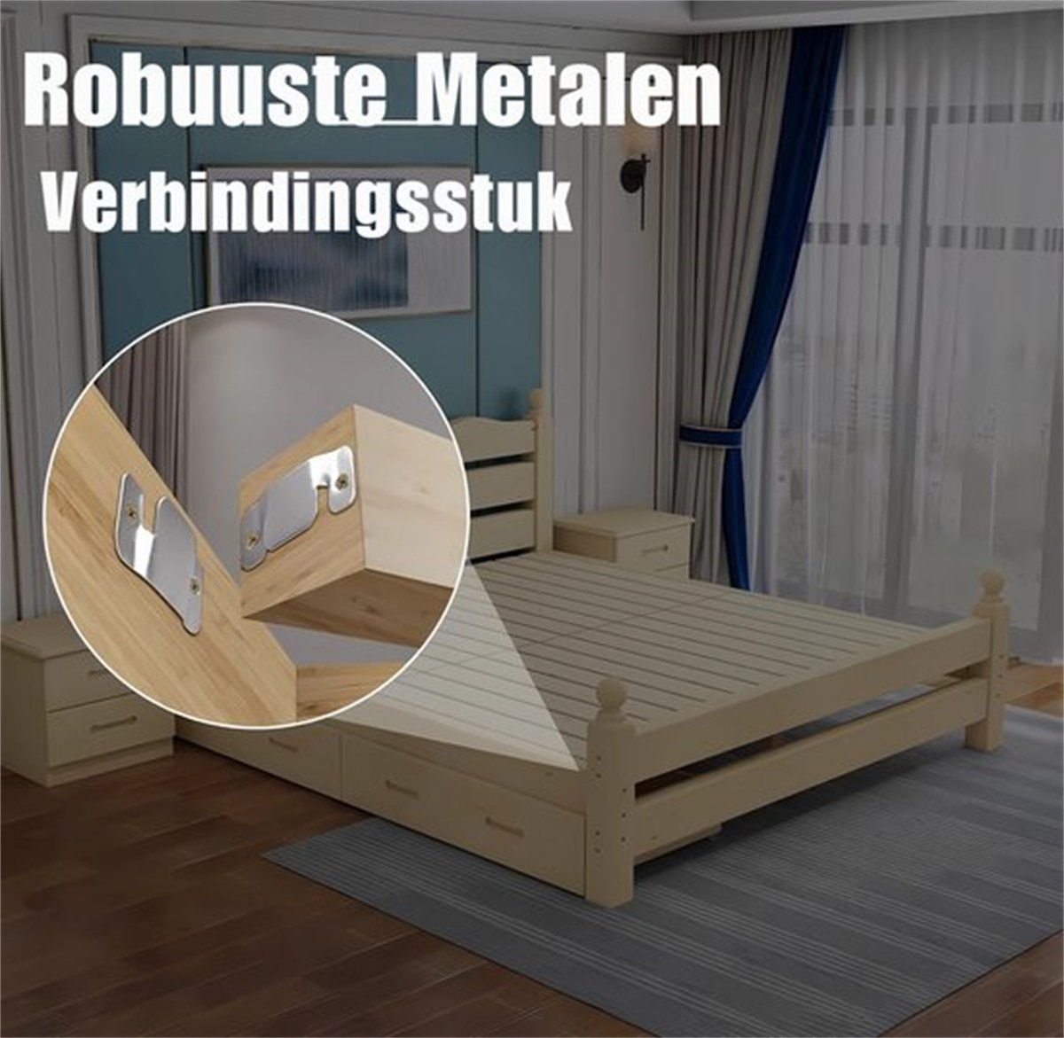 4-teiliges Sofa-verbindungsset Aus Hochwertigem Metall Mit Schrauben, Geeignet Für Zweisitzer-sofas (silber) – Schrankaufhänger