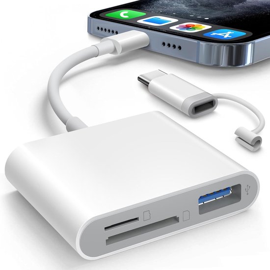 Sd-kartenleser Für Iphone，speicherkartenleser Mit Usb-kameraadapter，wildtierkamera-viewer，keine App Erforderlich