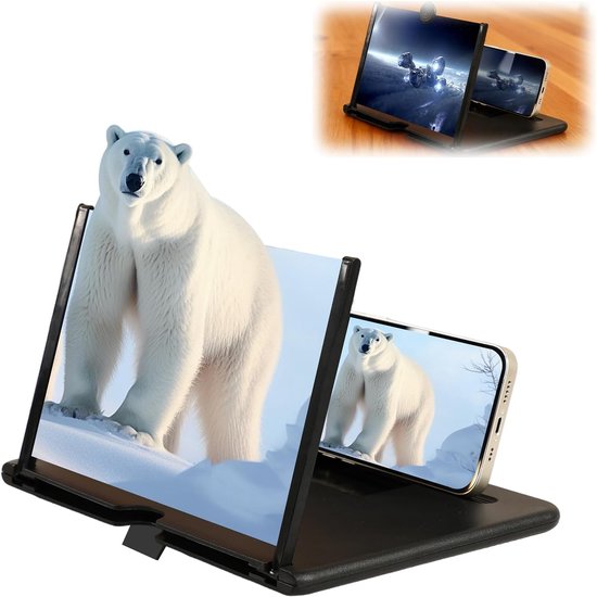 Bildschirmvergrößerungs-edition: Eine 3d-hd-projektions-bildschirmvergrößerung Für Mobiltelefone，schwarz