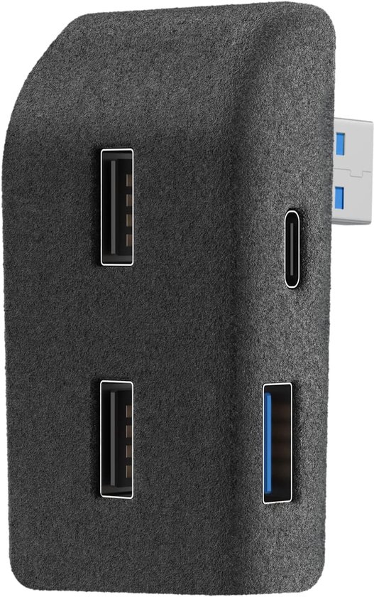 Usb-hub Für Das Handschuhfach，2020)，abs-beflockte Multi-port-usb-stick-dockingstation Zum Laden Und Zur Datenübertragung