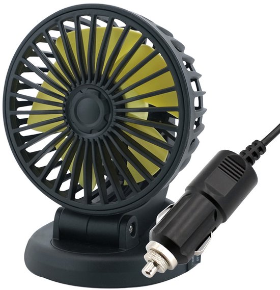 Tragbarer 12-v-elektro-autolüfter, Der Im Auto Als 2-in-1-lüfter Eingesetzt Werden Kann. Geeignet Zum Kühlen Und Entfeuchten Der Scheiben.