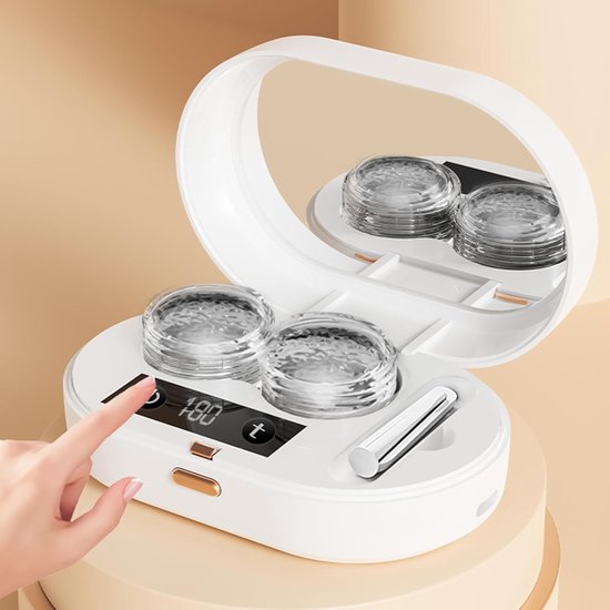 Ultraschall-kontaktlinsenreiniger，automatisches Linsenreinigungsgerät，usb-aufladbarer Ultraschallreiniger，monatliche Und Jährliche Pflege