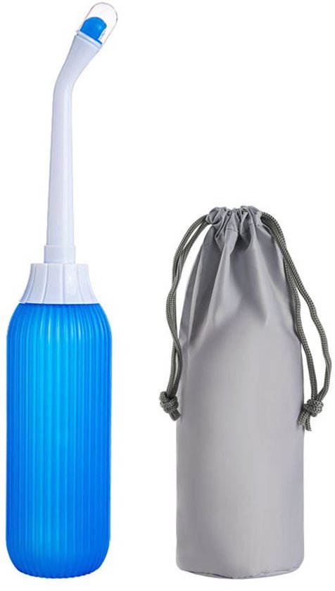 Intimdusche，tragbares Intimduschen-system，intimdusche Für Den Dammbereich，intimdusche Nach Der Geburt，500 Ml，blau