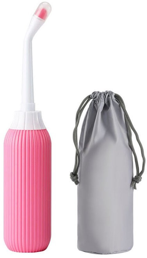 Intimdusche，tragbares Intimduschen-system，intimdusche Für Den Dammbereich，intimdusche Nach Der Geburt，500 Ml，rosa