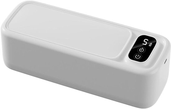 Ultraschallreiniger – Schmuckreiniger Für Brillen – Gründliche Reinigung – 360°-rundumreinigung – 22 X 8 X 6,5 Cm – Weiß