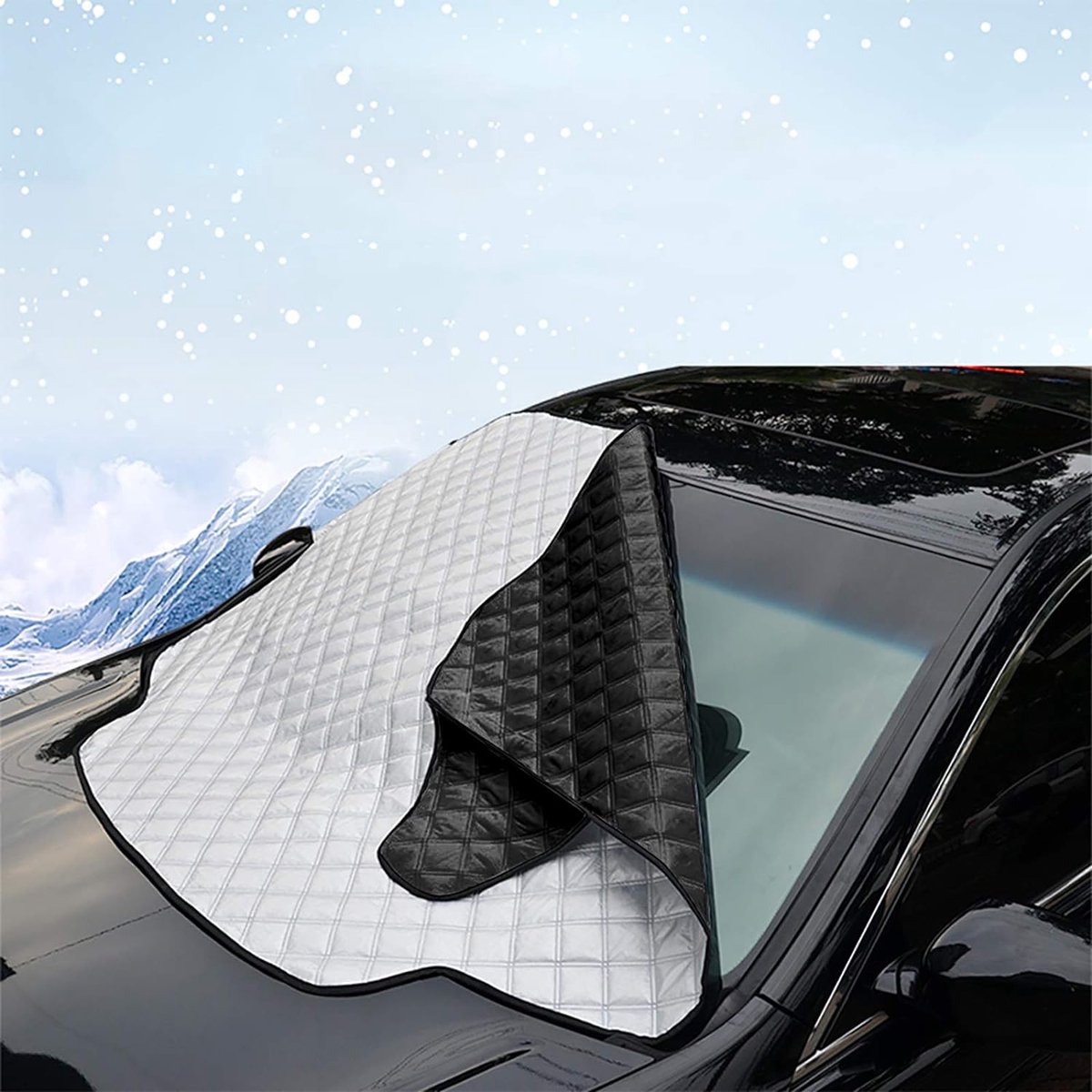 Sonnenschutz Für Die Windschutzscheibe, Sonnenblende Für Autos, Schneeschutz, Sonnenschutzabdeckung, Sonnenschutzschutz, Sonnenschutz Für Die Windschutzscheibe, Auto-sonnenblende, Glas 183 X 116 Cm