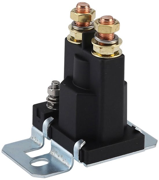 Automatisches Relais 12 V Dc 500 A – Schwarz, Normalerweise Offen, Für Schalttafeleinbau