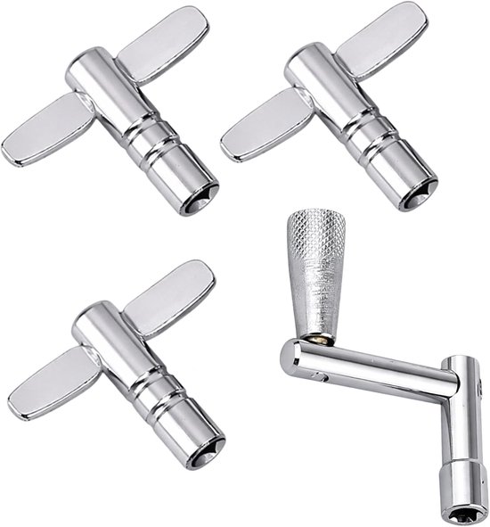 4 Stimmschlüssel，silberner Stimmschlüssel，schlagzeug (1-z Und 3-t)，metall-stimmschlüssel，stimmwirbel Für Schlaginstrumente