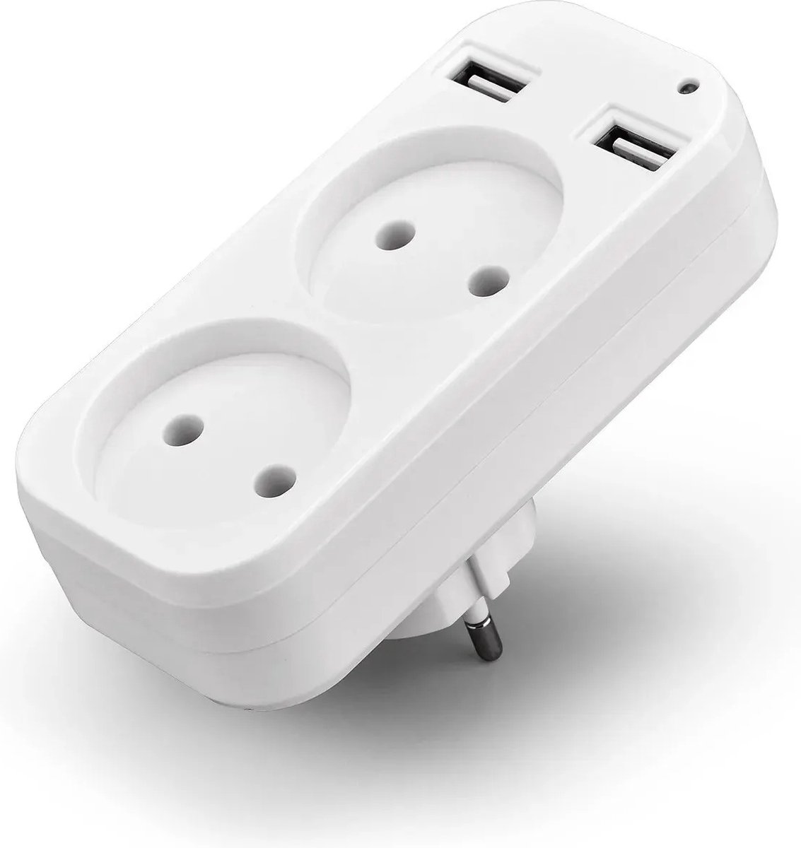 Steckdosenleiste Mit Doppel-usb-anschluss, Netzteil 1200 W-250 V 10 A Mit 2 Usb-anschlüssen 5 V 2 A Für Handys, Smartphones Und Tablets