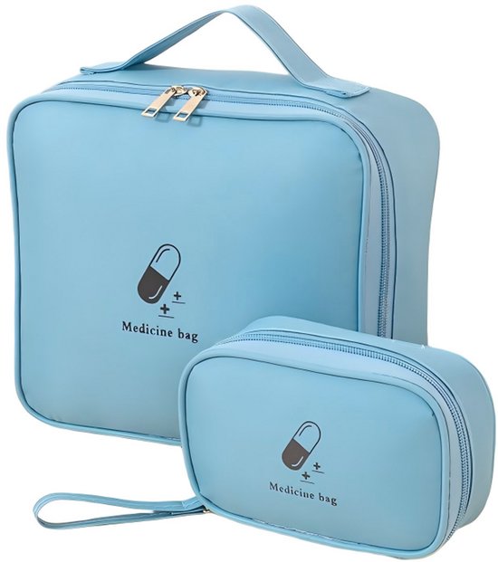 Medikamenten-organizer，2-teilig，leeres Erste-hilfe-set，erste-hilfe-set Für Zuhause，aufbewahrungsbeutel，25 X 19 X 22 Cm + 17 X 6 X 11 Cm