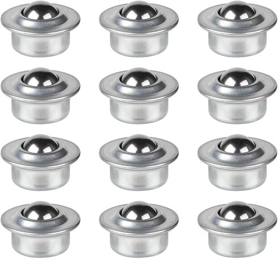 Packung Mit 12 Stück – 15 Mm Stahlkugellager – Kohlenstoffstahlkugellager – Tragfähigkeit 15 Kg