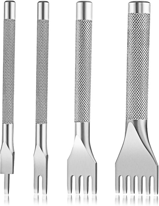 Lederlocher – 1/2/4/6 Zähne, Weißer Stahl, Locher Für Gürtel, Nähen & Bastelarbeiten