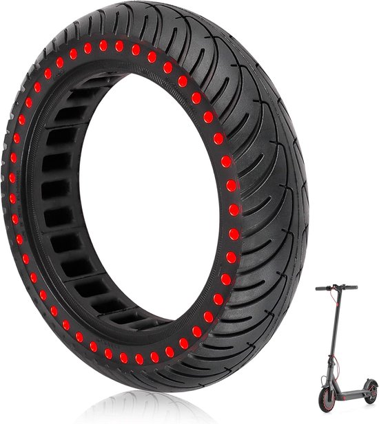 8,5-zoll-vollgummireifen (schlauchlos) – Xiaomi M365, 1s, Pro2 – Rot