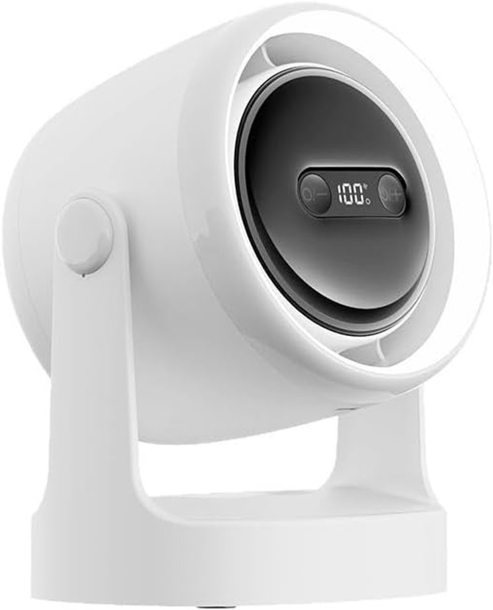 Tischventilator – Usb-ventilator – Mini-ventilator – Leiser Tischventilator – Luftzirkulator – 100 Geschwindigkeitsstufen – Nachtlicht – Aromatherapie-funktion – Ideal Für Zuhause, Büro Und Camping –