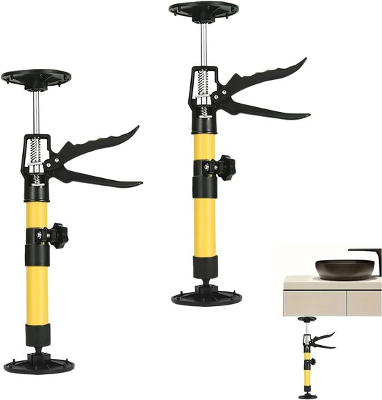 2-teilige Deckenhalterung，ausziehbar Von 30 Bis 59 Cm，tragkraft 50 Kg，türrahmenspanner Zur Unterstützung Von