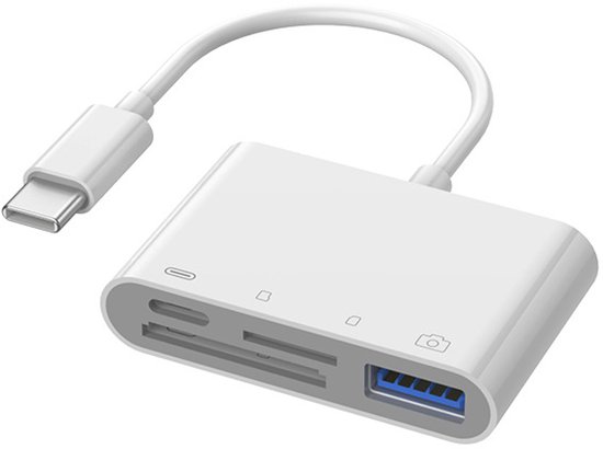 Multifunktionaler Kartenleser – Usb-c Auf Sd, Tf, Cf, Für Apple 16/15 Pro Max Und Android