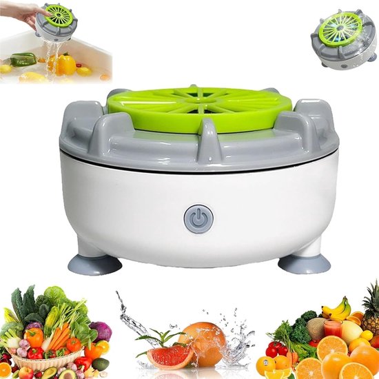 Tragbarer Obstreiniger – Automatischer Ultraschallreiniger, Wiederaufladbar, Für Obst, Gemüse Und Fleisch