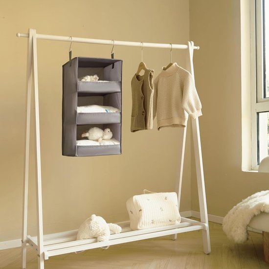 Hängende Aufbewahrungstasche – Beige – 30 × 30 × 60 Cm – 3-lagig