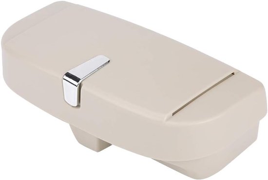 Sonnenbrillenhalter Fürs Auto，abs-autobrillenetui，aufbewahrungshalter，universeller Brillenorganizer Mit Kartenclip (beige)
