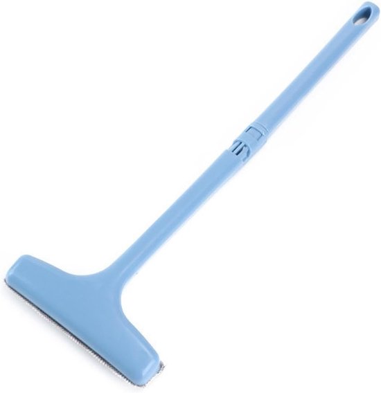 Fensterbürste – Gardinenreiniger – Teleskopstiel – Blau