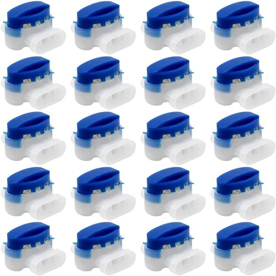 Verbindungsklemme – Klemme – Blaue Drahtklemmen, 3-port-anti-feuchtigkeits-automatik-drahtklemmen Ohne Abdeckung