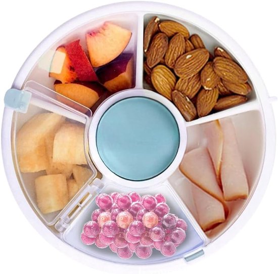 Schale Für Trockenfrüchte – Kleine Obstaufbewahrungsbox – Snackbox Für Kinder – Blau