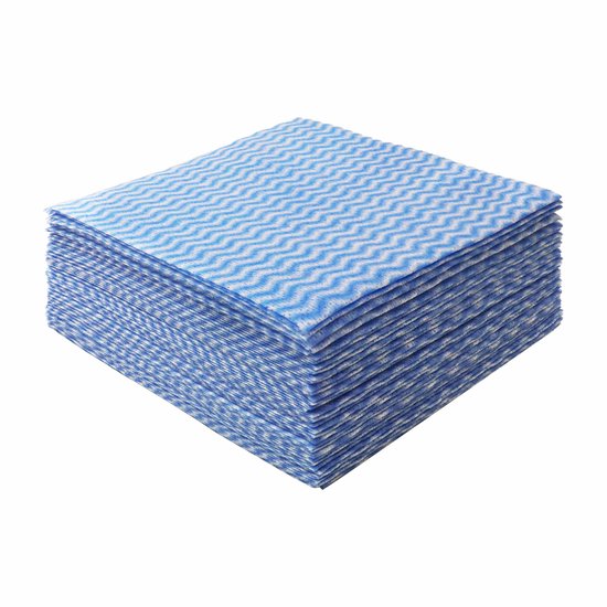 Wiederverwendbare Blaue Waschbecken Und Einwegtücher, 100er-set. Strapazierfähig Und Saugfähig, Für Küche, Bad, Auto Und Mehr.