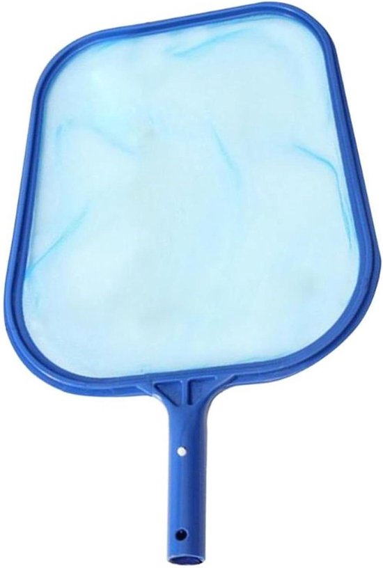 Poolskimmer – Teichkescher – Wasseroberflächenreinigung – Kratzfreie Kante – 42 Cm – Blau