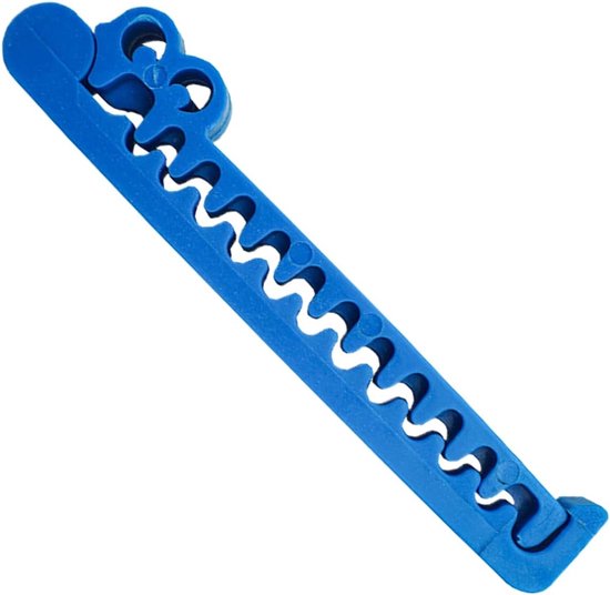 Lebensmittelbeutelclips – Küchenklammern – Lebensmittelverpackung – Luftdichter Verschluss – Große, Robuste Klammer – Blau