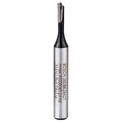 Bosch Nutfräser 1/4", D1 3,2 mm, L 7,7 mm, G 51 mm