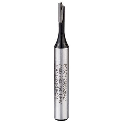Bosch Nutfräser 1/4", D1 3,2 mm, L 7,7 mm, G 51 mm
