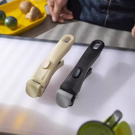 (2er-pack) Abnehmbare Topfgriffe，abnehmbare Topfgriffe，abnehmbare Topfgriffe，ergonomische Küchenutensilien，weiß Und Dunkelgrau
