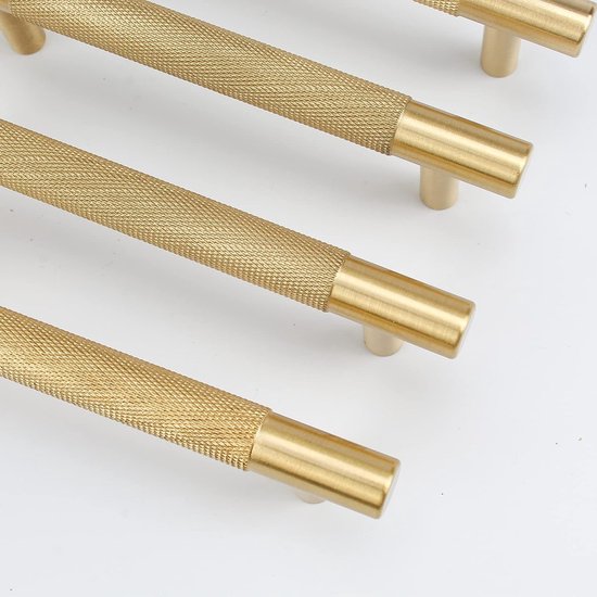 5 Stück，gold，lochabstand 128 Mm，küchenschrankgriff，geeignet Für Küchenschränke，schubladen Und Kleiderschränke