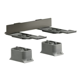 hansgrohe Adapterset Axor universal brushed black chrome