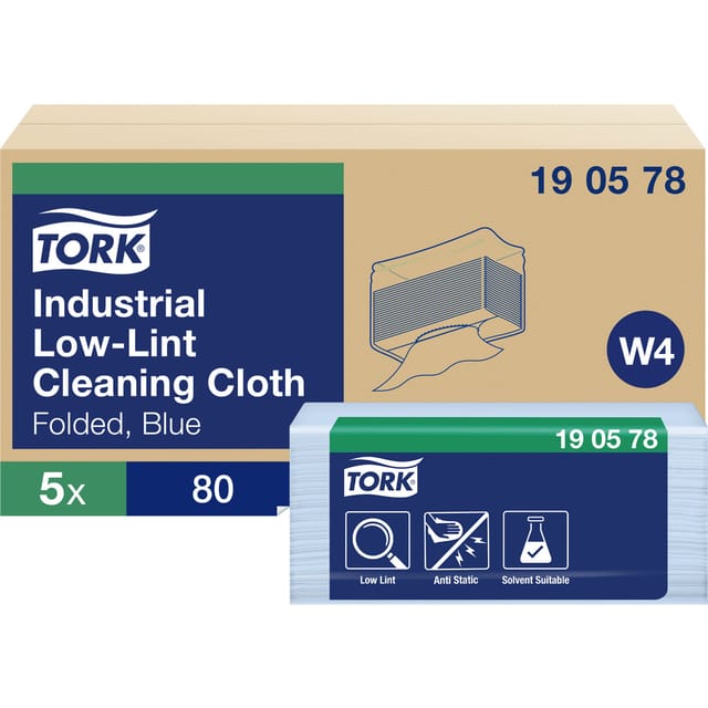 Tork - Fusselarme Industrie Reinigungstücher-set 5-teilig, Typ: R