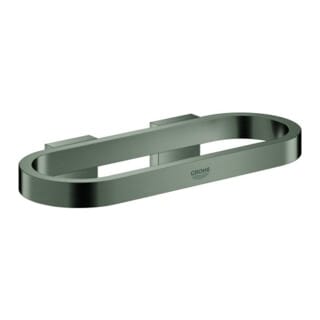 Grohe Handtuchring Selection 20cm lang, oval, hard graphite gebürstet